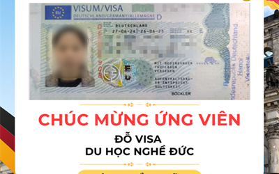 CHÚC MỪNG CÁC ỨNG VIÊN ĐÃ CÓ VISA CHƯƠNG TRÌNH DU HỌC NGHỀ TẠI ĐỨC
